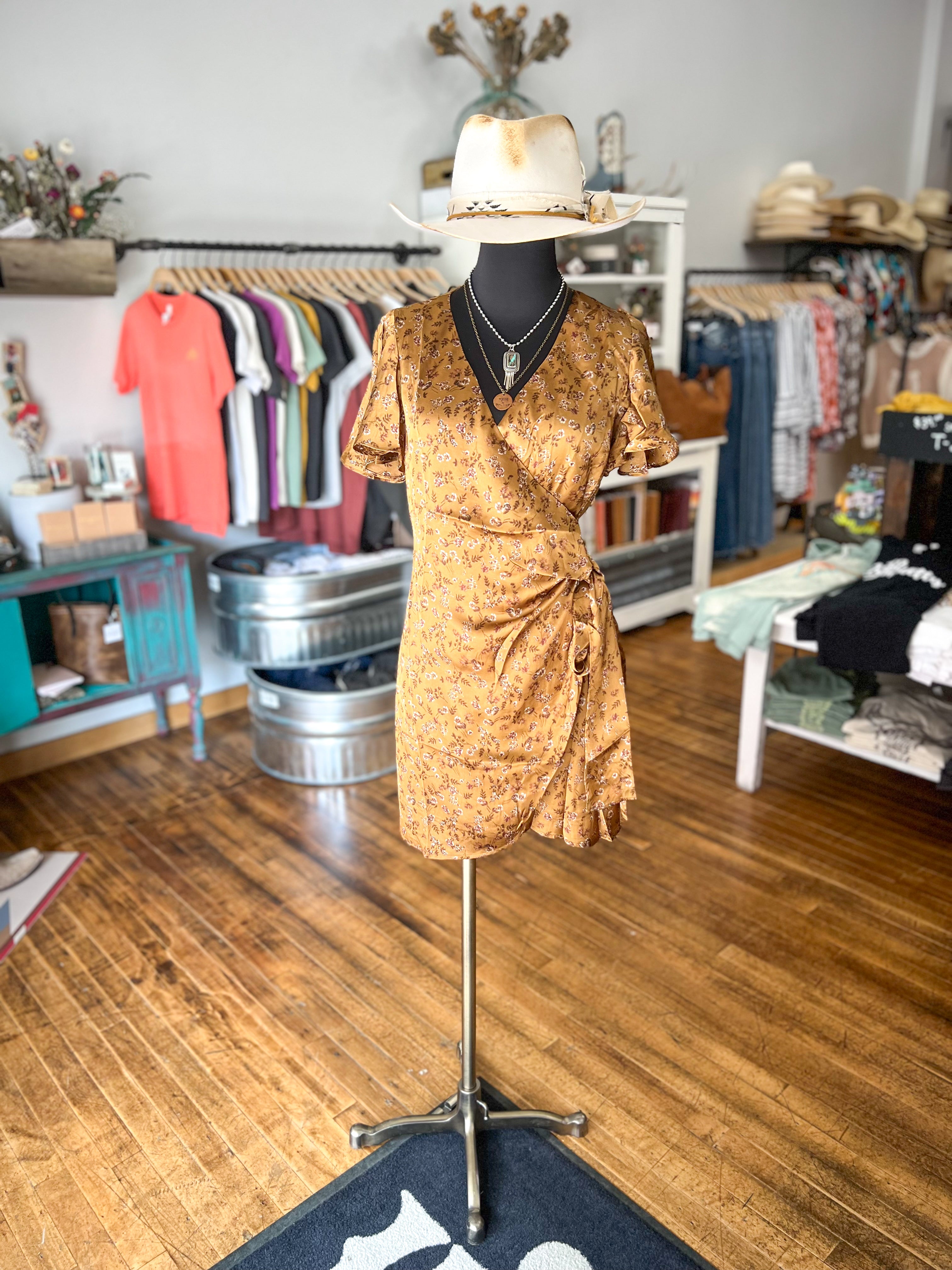 Pretty Prairie Wrap Dress