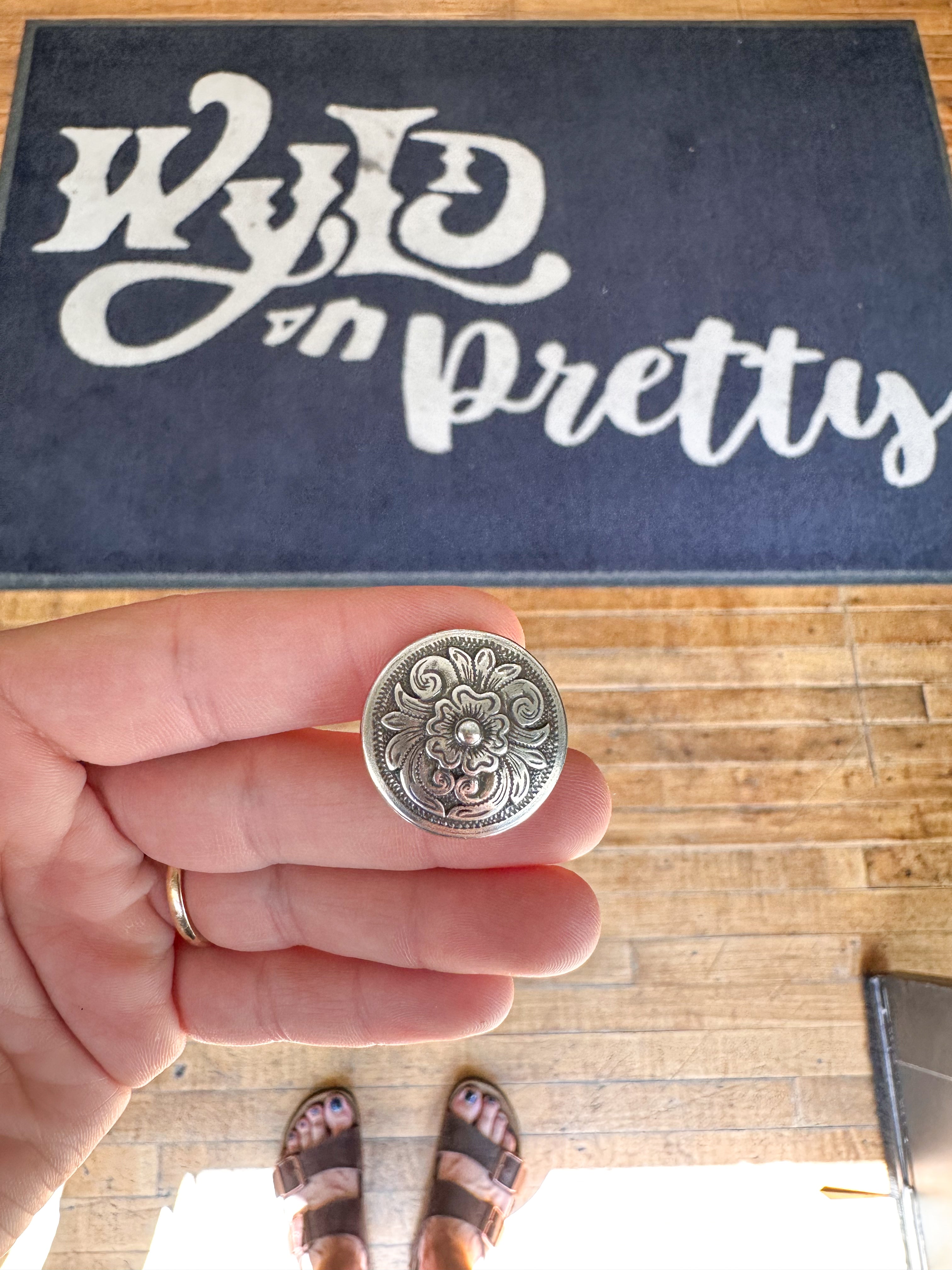 Concho Decorative Pin